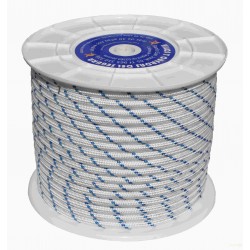 CUERDA DRIZA 8 MM BLANCO/AZUL NYLON - Imagen 1