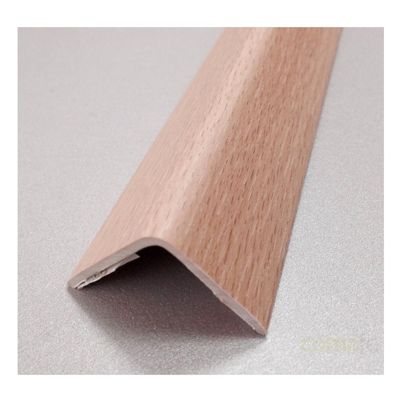 ESQUINERO PVC ADHESIVO ROBLE 25X25X2,60MT - Imagen 1