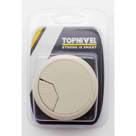 TAPON PASACABLES 60MM BLANCO 1PZ - Imagen 1