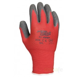 GUANTE BRIC L09 P/LATEX FEEL&GRIP POLIAM RO/GR JUBA - Imagen 1