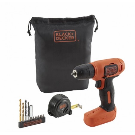 TALADRO ATORN 7,2V LI BDCD8GPA-QW BOLSA - Imagen 1
