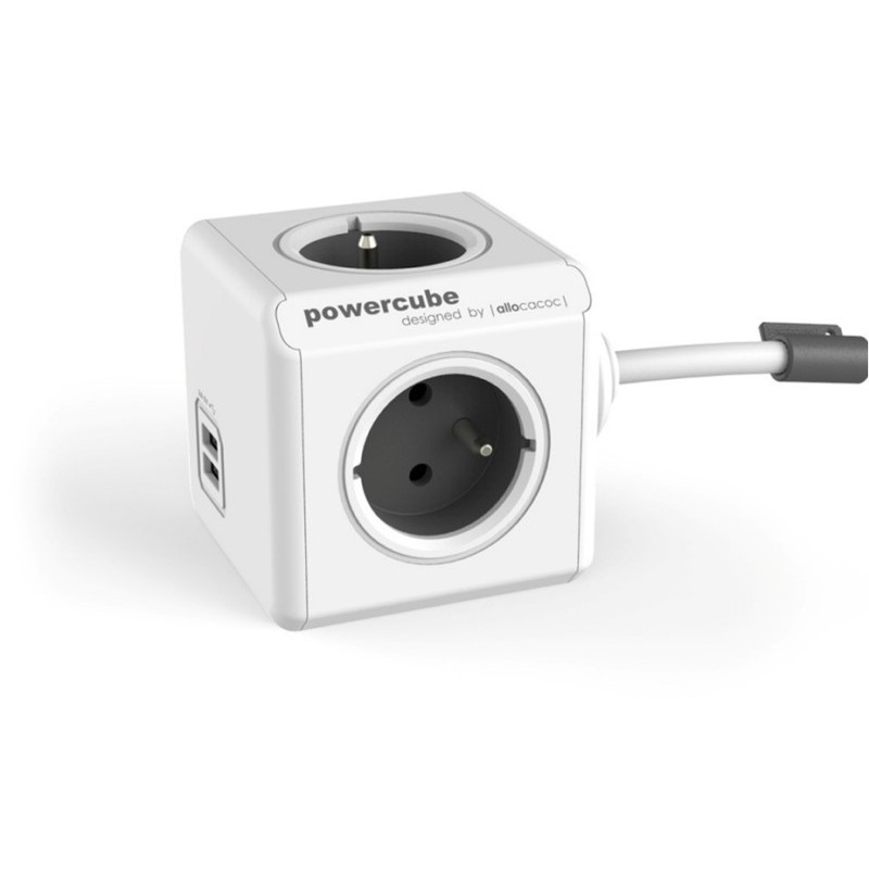 BASE MULTIPLE 3X1,5 1,5MT 4T-TT 2 USB CU - Imagen 1