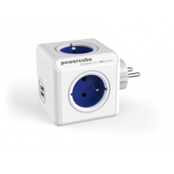 BASE MULTIPLE 4T-TT 2 USB CUBO PP AZ/BCO - Imagen 1