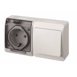 INTERRUPTOR ELEC 16AMP-250V ESTANCO CONM - Imagen 1