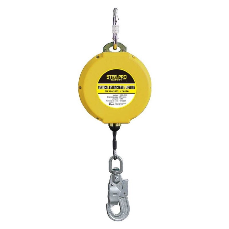 DISPOSITIVO SEG 10MT CABLE ANTICAIDA ABS - Imagen 1