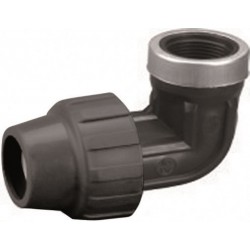 CODO FONTAN 90º R/H Ø 20MM-1/2" FIT PP N - Imagen 1