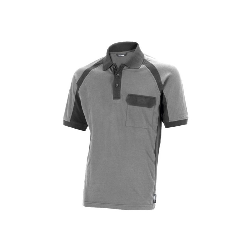 POLO TRABAJO XXL ALG M/CORTA GR/NEG 670 - Imagen 1