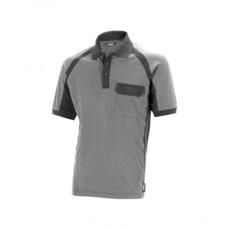 POLO TRABAJO XXL ALG M/CORTA GR/NEG 670 - Imagen 1