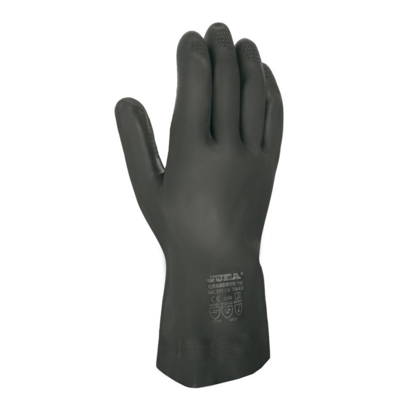 GUANTE  QUIMICO XL10 NAT. FLOC. 321CB LA - Imagen 1