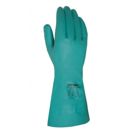 GUANTE  QUIMICO M8 622 LATEX VE/AM JUBA - Imagen 1