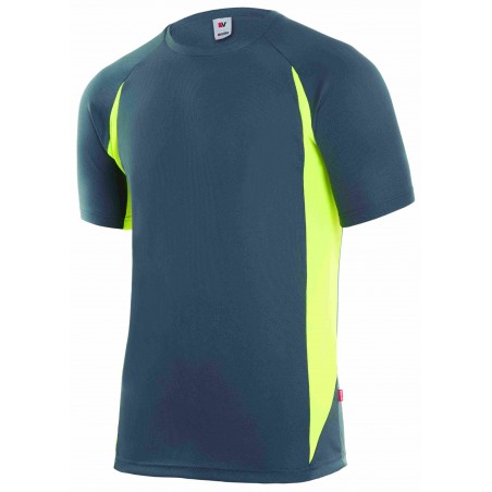 CAMISETA TECNICA MANGA CORTA GRIS/AMARIL - Imagen 1