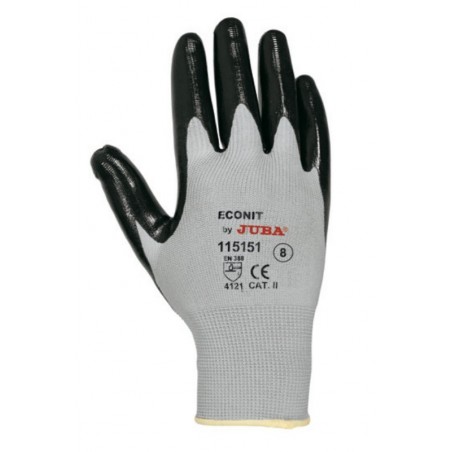 GUANTE ECO-NIT T-8 NEGRO/GRIS - Imagen 1
