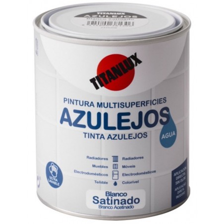 ESMALTE AL AGUA SAT. 750 ML BL AZULE. TI - Imagen 1