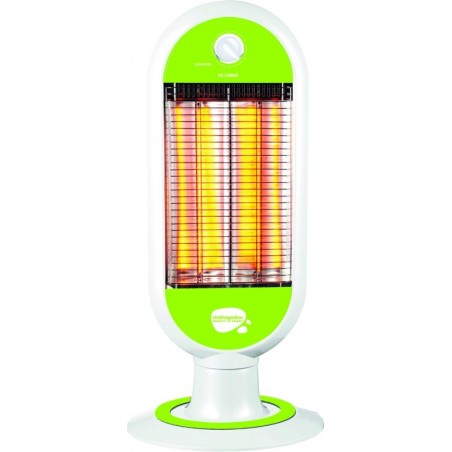 ESTUFA ELEC 1000W CARBON 2 BARRAS OSCILA - Imagen 1