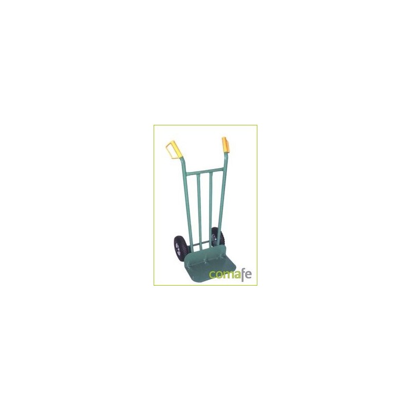 CARRETILLA ALMACEN PALA LARGA RUEDA NEUMATICA METALICA250062 - Imagen 1