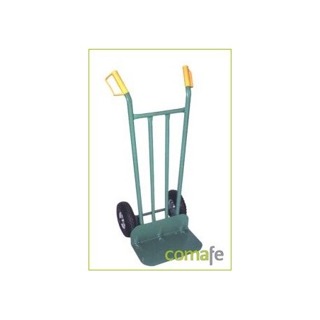 CARRETILLA ALMACEN PALA LARGA RUEDA NEUMATICA METALICA250062 - Imagen 1