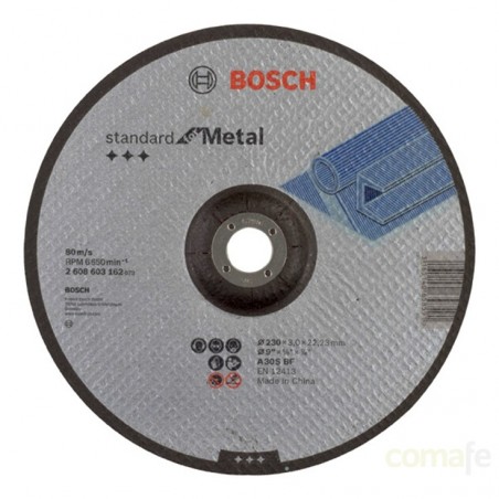 DISCO CORTE METAL CONCAVO 230X3X22.2 - Imagen 1