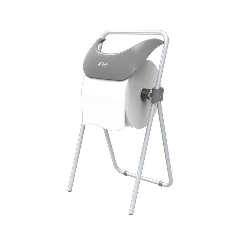 PORTABOBINA MECANICO 845X400X200 PAPEL SUELO TRIPODE AC/ABS - Imagen 1