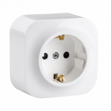 BASE ENCHUFE ELEC EMP SCHUKO TT MONOBLOC ABS BL LEGRAND - Imagen 1