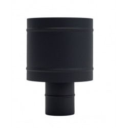 ANTIRREVOCANTE ESTUFA PELLET Ø80MM A/ESM/VITR. NE EXOJO - Imagen 1