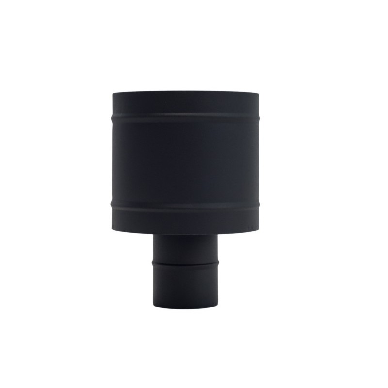 ANTIRREVOCANTE ESTUFA PELLET Ø80MM A/ESM/VITR. NE EXOJO - Imagen 1