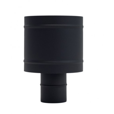 ANTIRREVOCANTE ESTUFA PELLET Ø80MM A/ESM/VITR. NE EXOJO - Imagen 1