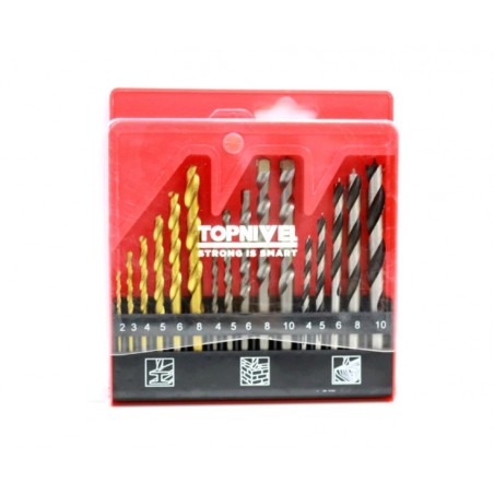 BROCA METAL/PIEDRA/MADERA NIVEL 16 PZ - Imagen 1