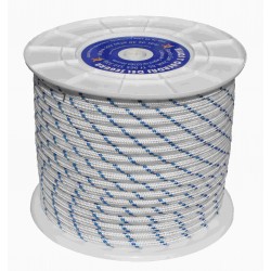 CUERDA DRIZA 12 MM BLANCO/AZUL NYLON - Imagen 1