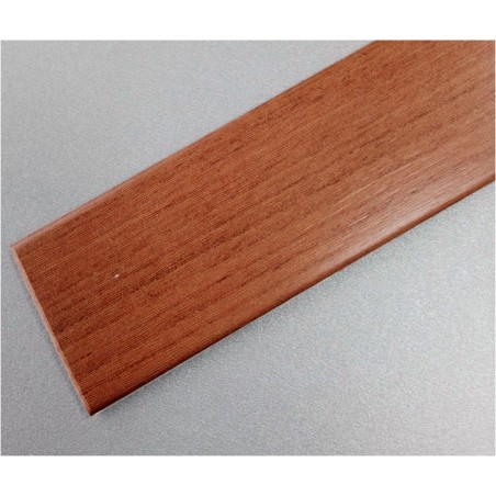 PERFIL PVC PLAQUETA PLANO ADHESIVO CEREZO 35MMX1MT - Imagen 1