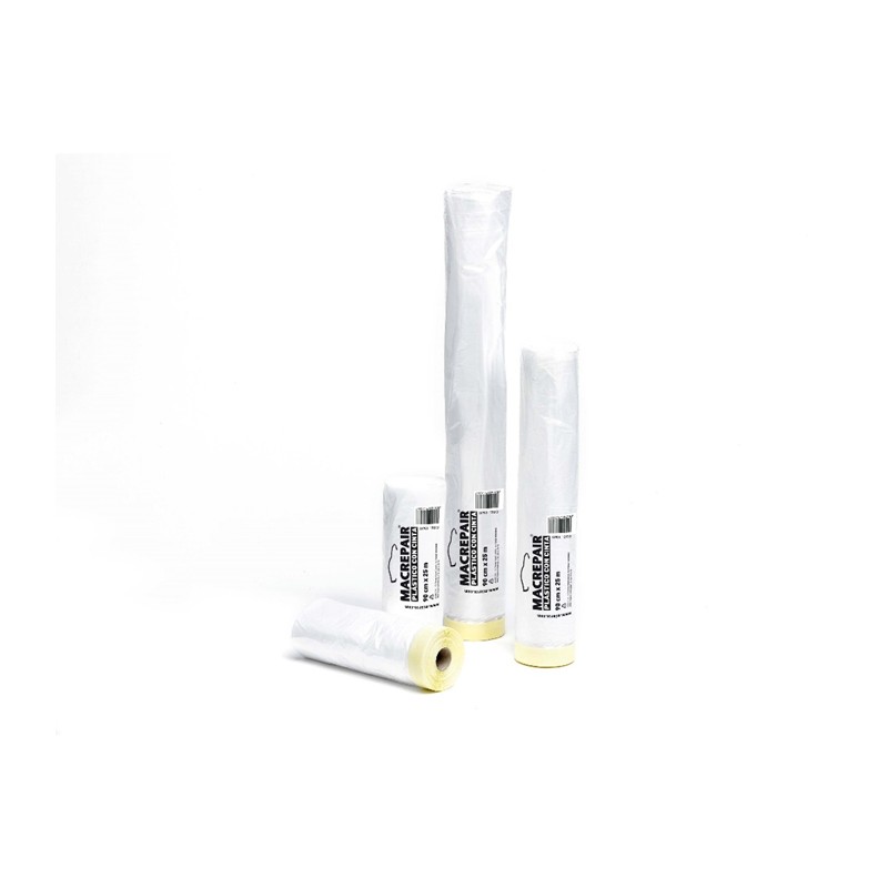 PLASTICO CON CINTA KREPP  35CMX22,5MT  23618 - Imagen 1