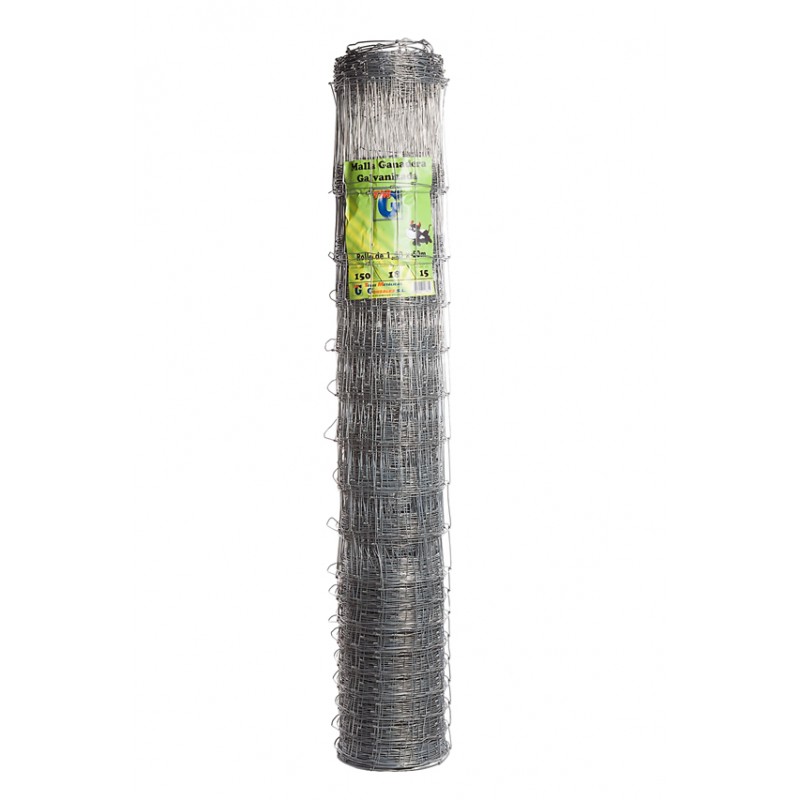 MALLA CERC 1,5X50MT ANUDADA TMG GALV. 15 - Imagen 1