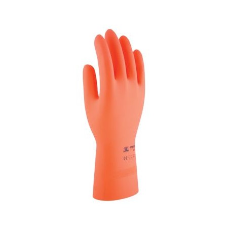 GUANTE GOMA INDUSTRIAL GRUESO T- 8 NARANJA - Imagen 1