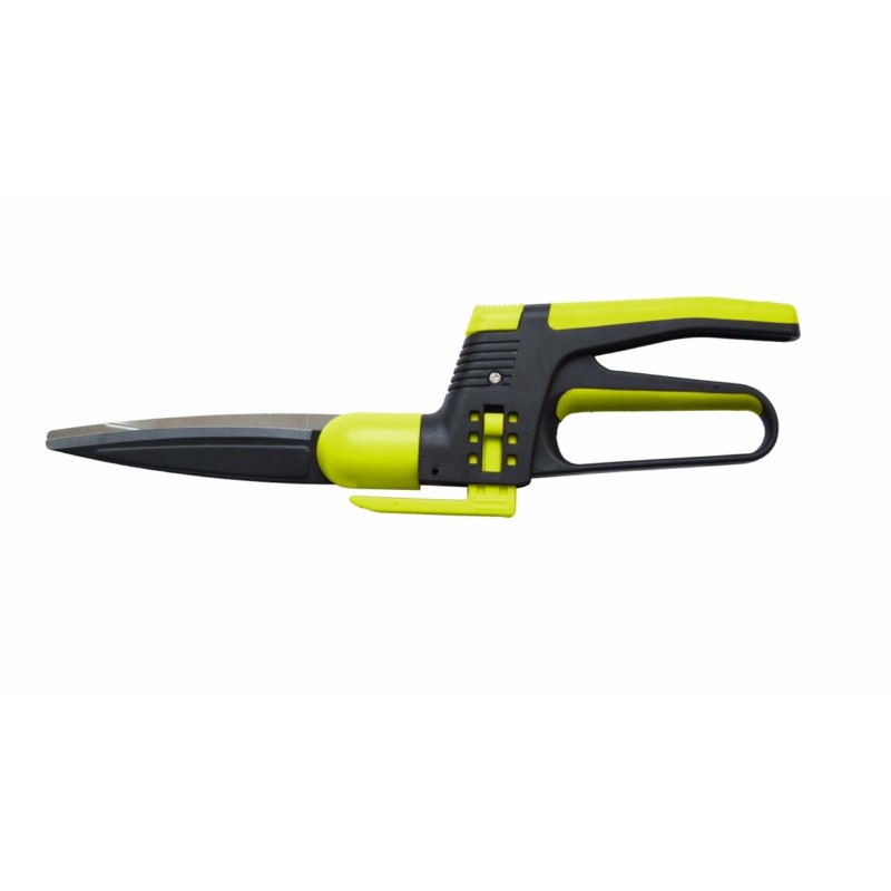 Tijera de Jardín 36 cm NATUUR Cortacésped con Hoja Giratoria Mango Acero/Plástico