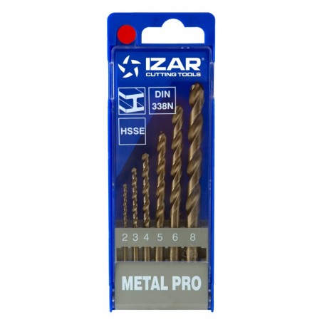 JUEGO BROCAS 1462 METAL PRO 6 PZAS. 2 A 8 HSS CO - Imagen 1