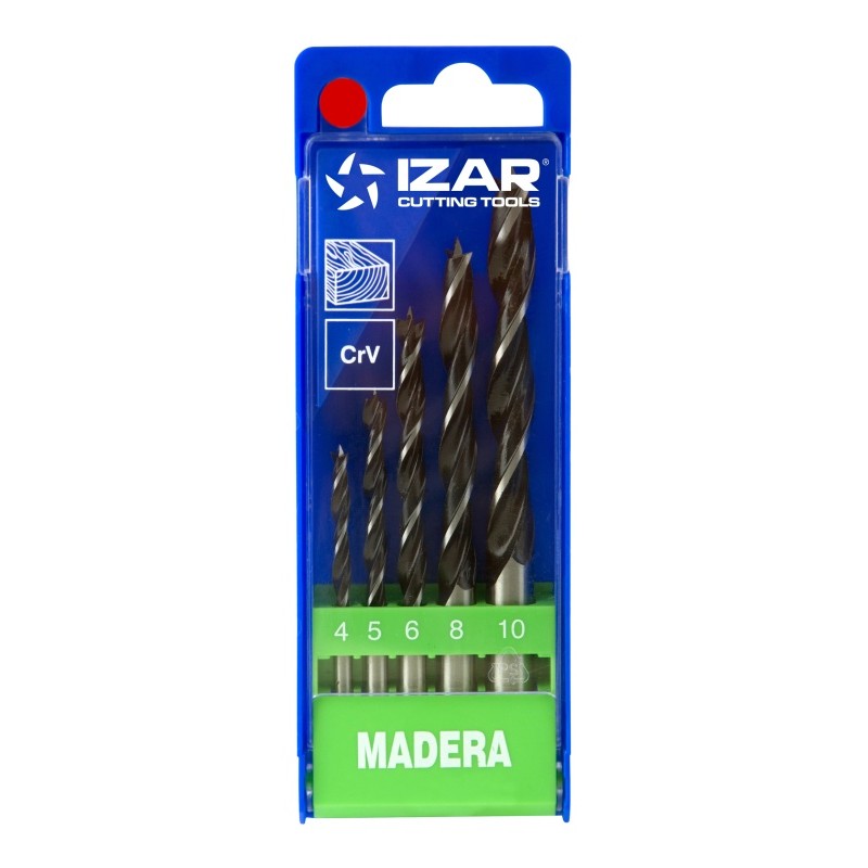 JUEGO BROCAS 1435 MADERA 5 PZAS. 4 A 10 - Imagen 1