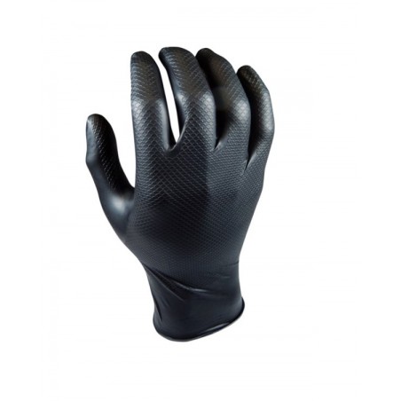 GUANTE DESECHABLE S07 ESCAMADO NITR. NE GRIPAZZ 50 PZ - Imagen 1