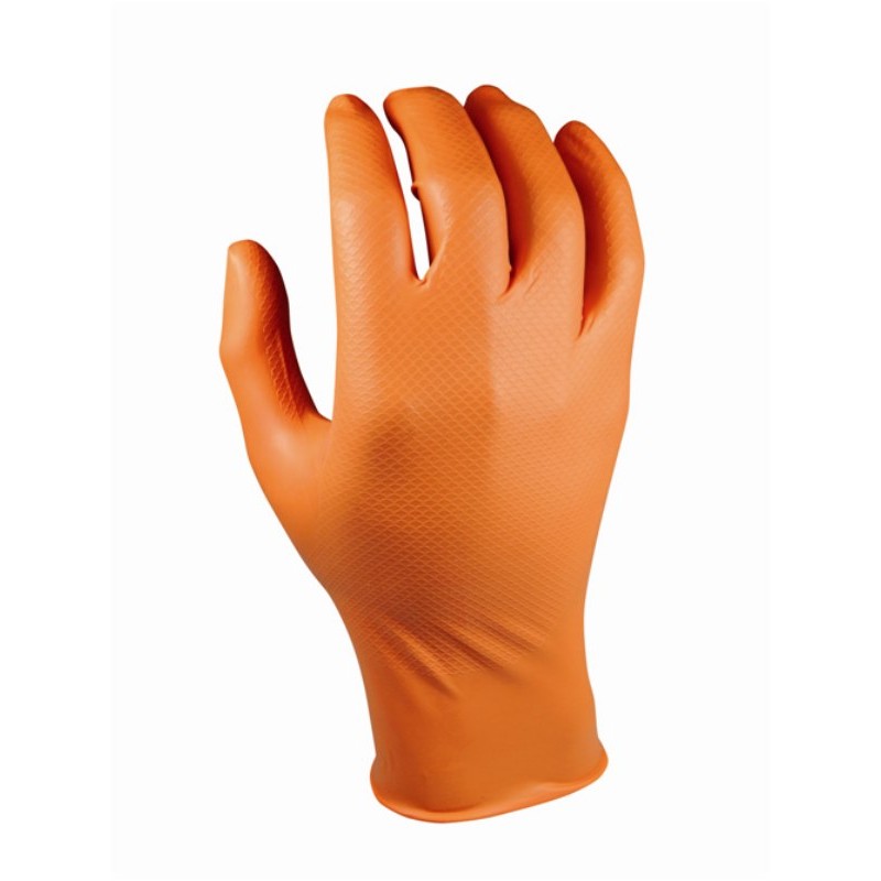 GUANTE DESECHABLE S07 ESCAMADO NITR. NAR GRIPAZZ 50 PZ - Imagen 1