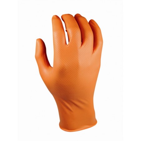 GUANTE DESECHABLE S07 ESCAMADO NITR. NAR GRIPAZZ 50 PZ - Imagen 1