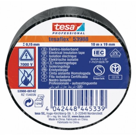 CINTA AISL. 10MT X 19MM TESATAAPE PVC NE 53988-00142-00 - Imagen 1