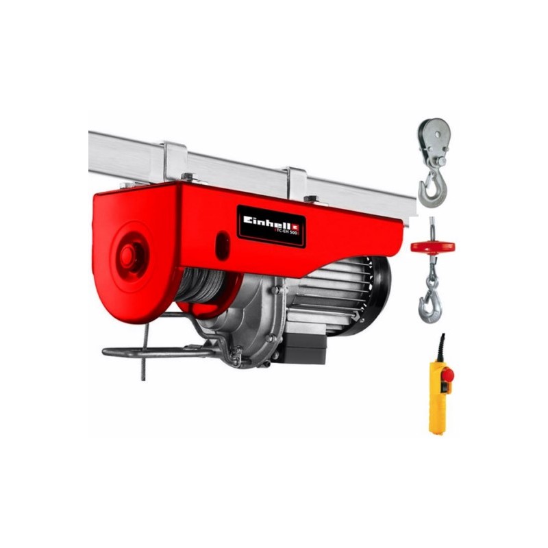 POLIPASTO ELECT 1000W 250-500KG 11,5MT  TC-EH 500 EINHELL - Imagen 1
