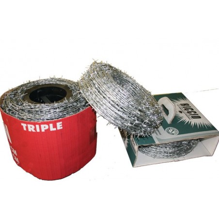 ALAMBRE ESPINO 1,70 MM (100 MT) GALVANIZADO - Imagen 1
