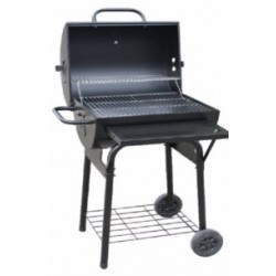 BARBACOA CARB 63X68X100CM C/TAPA ACERO TEXAS NATUUR - Imagen 1