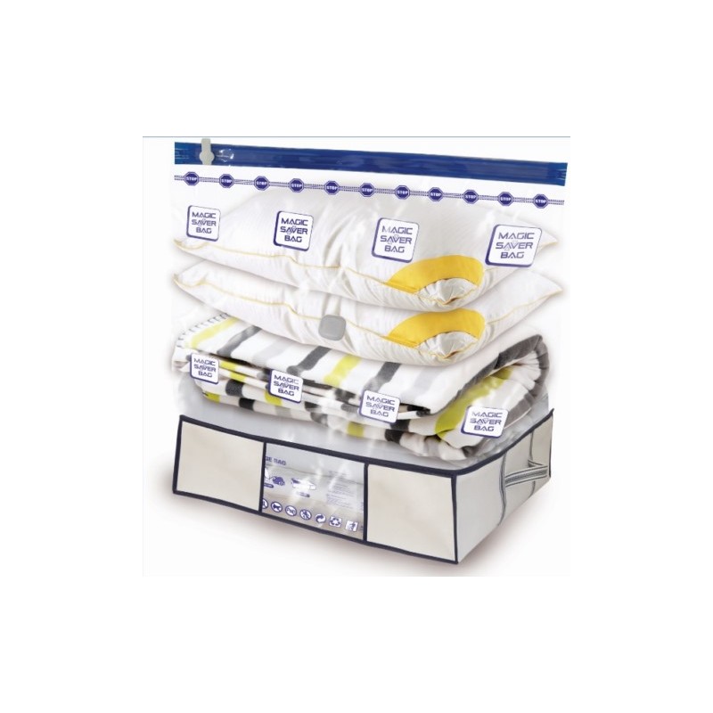 BOLSA ORDEN 50X65X15CM VACIO MAGIC BAJO CAMA - Imagen 1