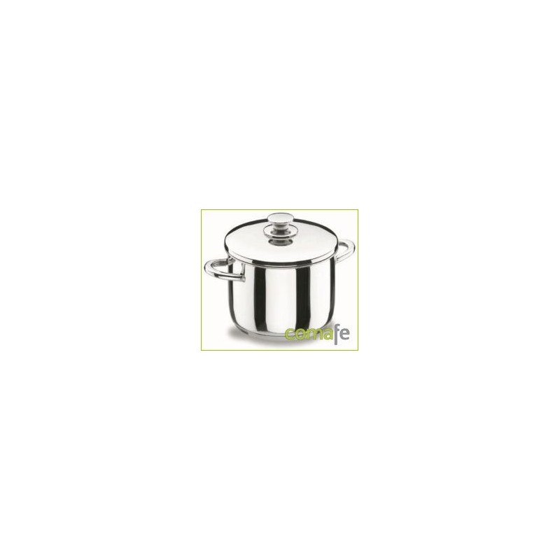 OLLA RECTA INOX FONDO DIFUSOR VITROCOR 16 CM. - Imagen 1