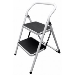 ESCALERA DOM TIJERA 0,475MT 2 PELDAÑOS ANCH ACERO BL HOMELUX - Imagen 1