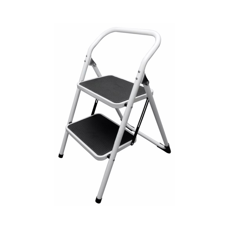 ESCALERA DOM TIJERA 0,475MT 2 PELDAÑOS ANCH ACERO BL HOMELUX - Imagen 1