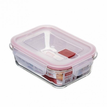 HERMETICO ALIMEN. RECT 0,64 L COOK & EAT CRIST TATAY - Imagen 1