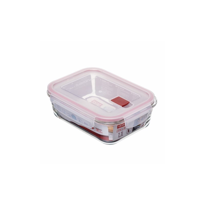 HERMETICO ALIMEN. RECT 1,1 L COOK & EAT CRIST TATAY - Imagen 1