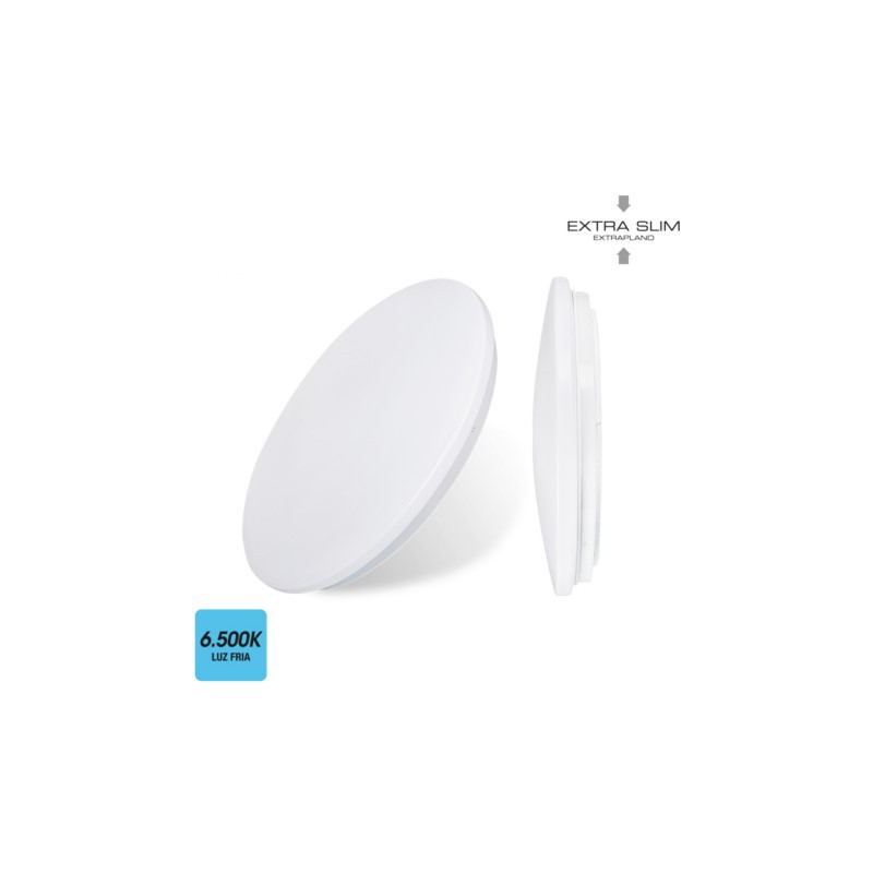 PLAFON CIRC 12W 840LM 6500K 26,5X5,7CM PL BL SUP. LED EXTRAP - Imagen 1