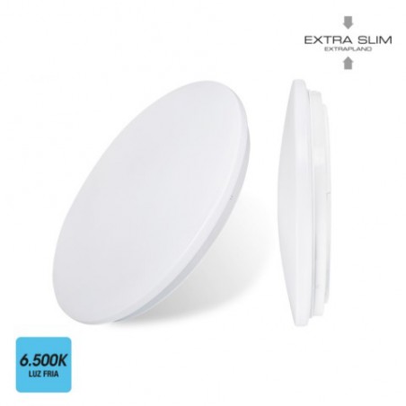 PLAFON CIRC 12W 840LM 6500K 26,5X5,7CM PL BL SUP. LED EXTRAP - Imagen 1